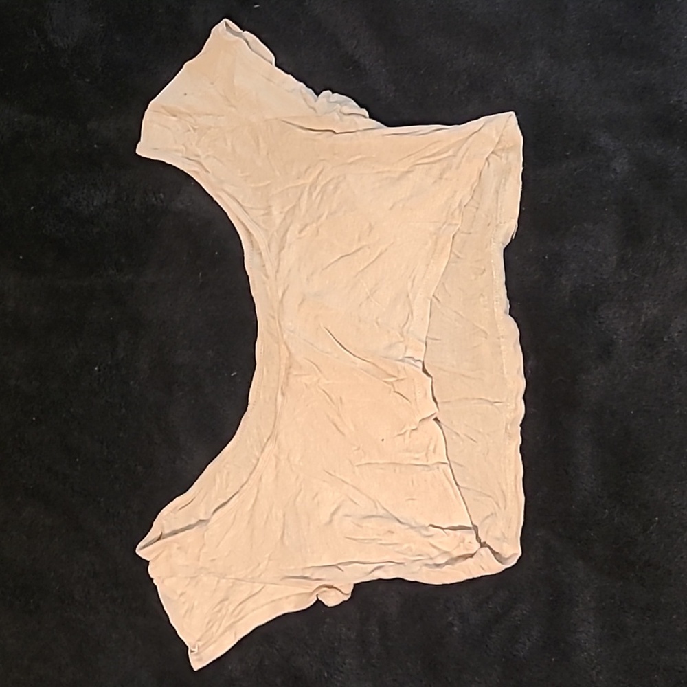 Cream colored crop top